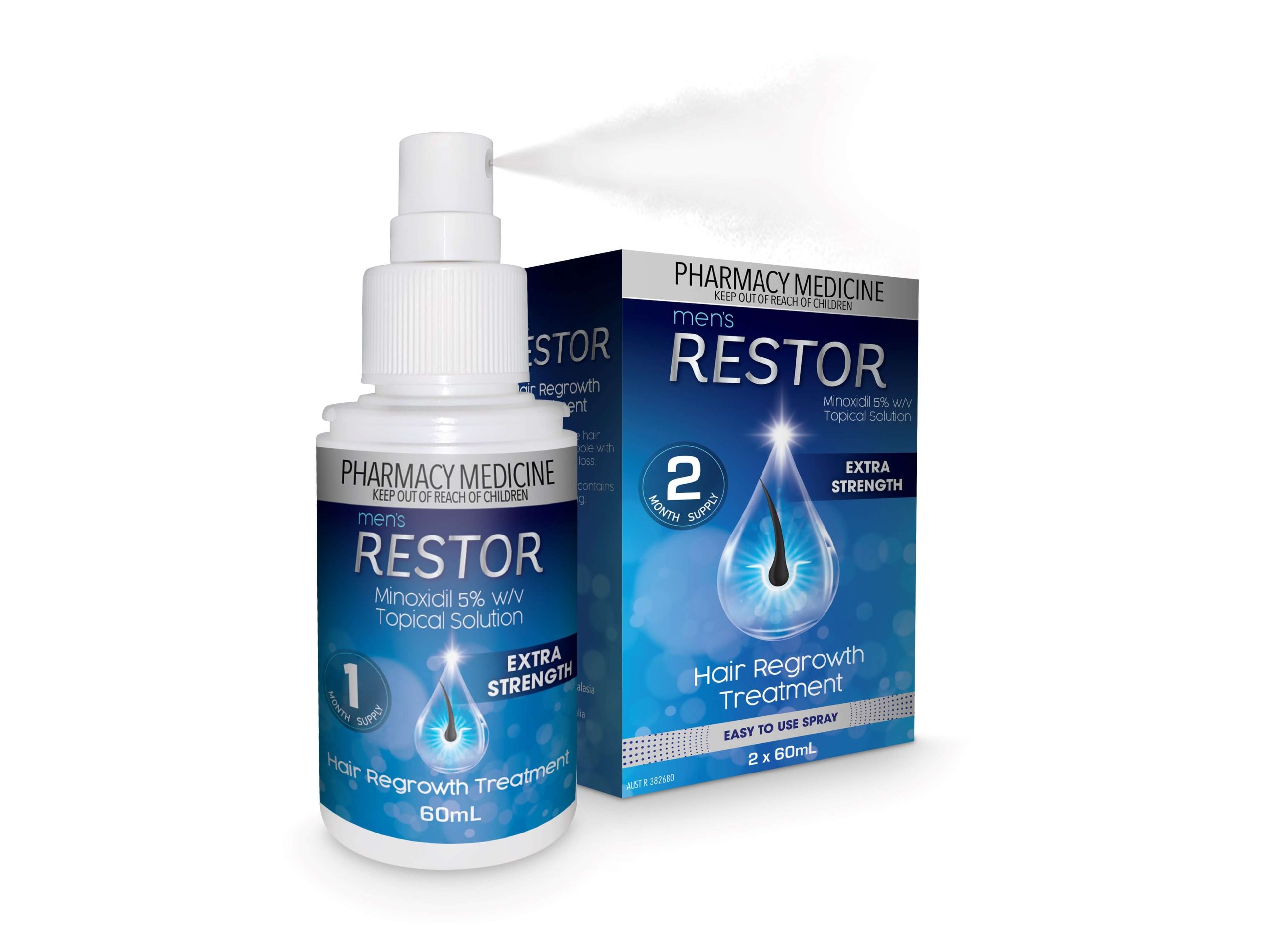 Mens Restor 2x60ML